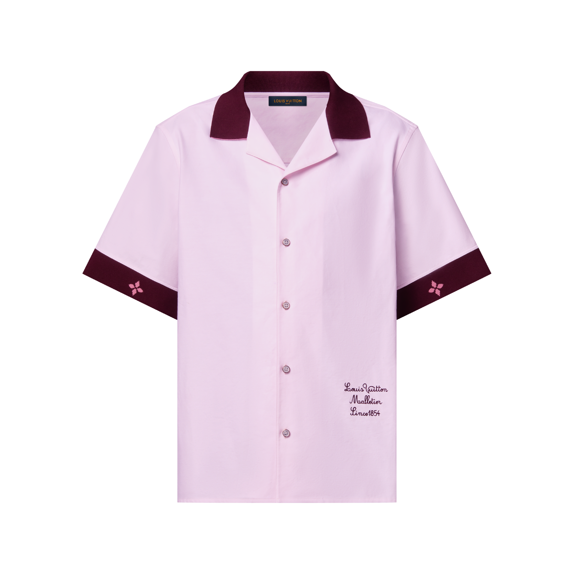 Ribbed Collar Short-Sleeved Shirt - Ready-to-Wear 1AIKAB | LOUIS